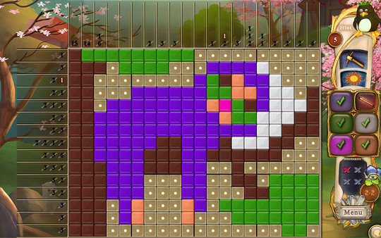Fantasy Mosaics 34: Zen Garden screenshot 4