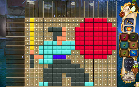 Fantasy Mosaics 34: Zen Garden screenshot 1