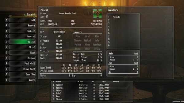 Wizardry: The Five Ordeals screenshot 1