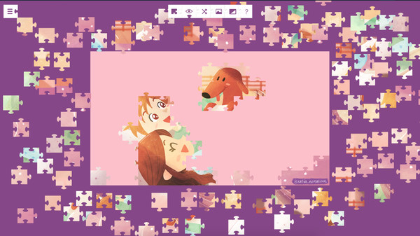 Lucky and a life worth living - a jigsaw puzzle tale screenshot 2