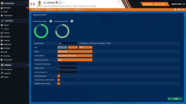 Pro Basketball Manager 2021 screenshot 6