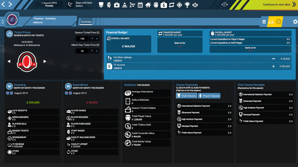 Rugby Union Team Manager 3 screenshot 9