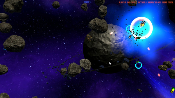 Asteroids 44 (For Four) screenshot 2