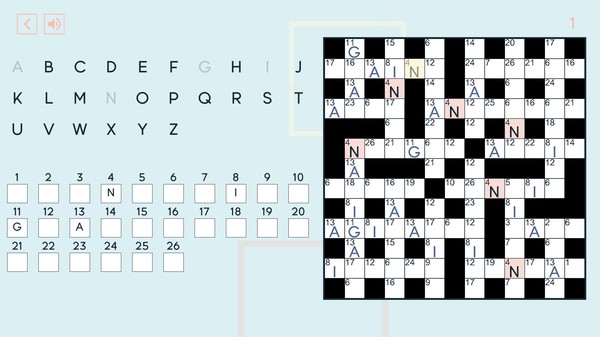 Simply Puzzles: Codewords screenshot 1