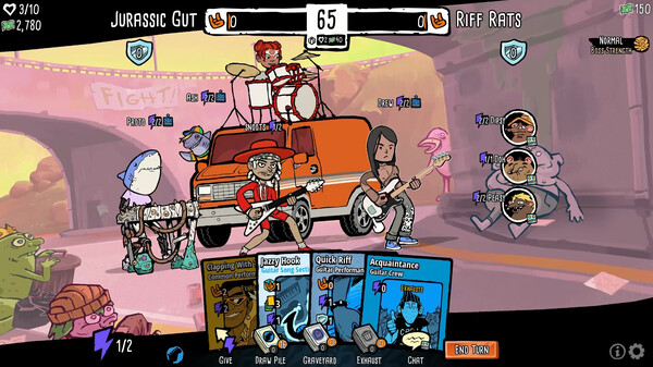 Battle Bands: Rock & Roll Deckbuilder screenshot 1