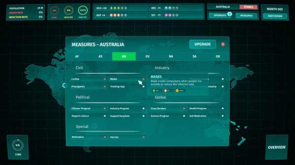 Corona Simulator screenshot 7