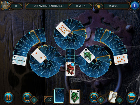 Detective Solitaire Inspector Magic and the Man Without Face screenshot 3