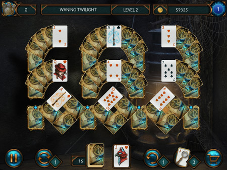 Detective Solitaire Inspector Magic and the Man Without Face screenshot 5