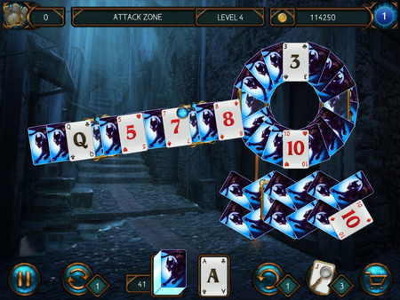 Detective Solitaire Inspector Magic and the Man Without Face screenshot 1