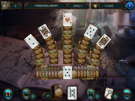 Detective Solitaire Inspector Magic and the Man Without Face screenshot 2