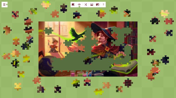 Magic Lessons in Wand Valley - a jigsaw puzzle tale screenshot 1