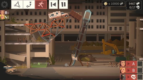 Bridge Constructor: The Walking Dead screenshot 2