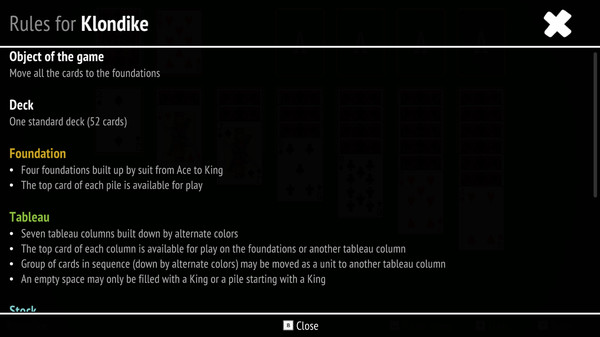 Klondike Solitaire Collection screenshot 3