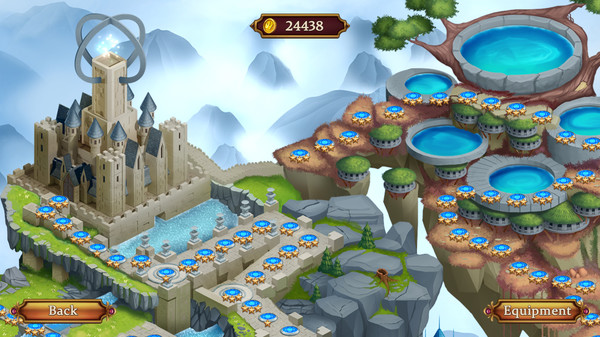 Solitaire. Elemental Wizards screenshot 6
