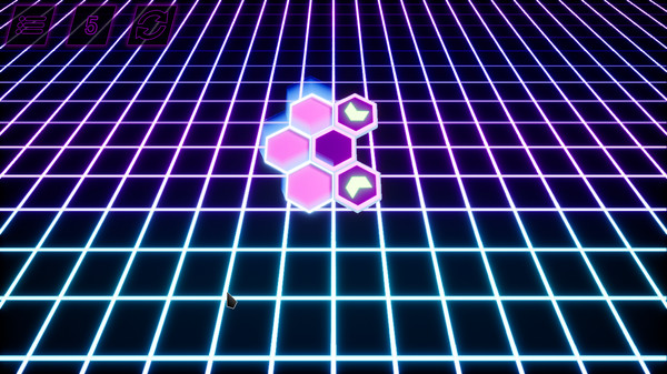 Retrowave Hexon screenshot 1