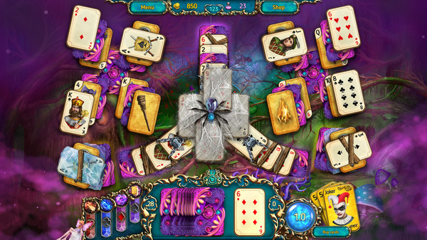 Dreamland Solitaire: Dark Prophecy screenshot 1