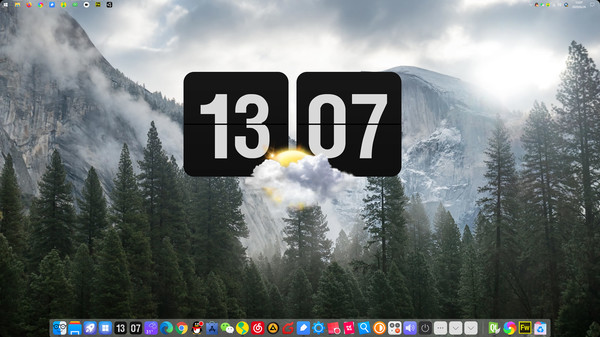 BitFlipClock-桌面翻页时钟 screenshot 3