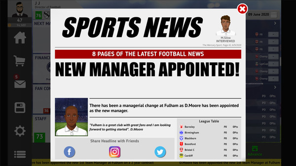 Club Soccer Director 2021 screenshot 8