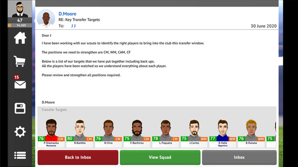 Club Soccer Director 2021 screenshot 10