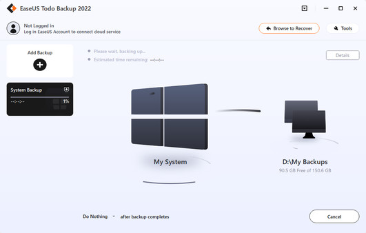 EaseUS Todo Backup Home screenshot 4