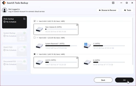 EaseUS Todo Backup Home screenshot 1