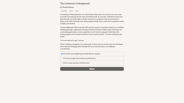 The Luminous Underground screenshot 1