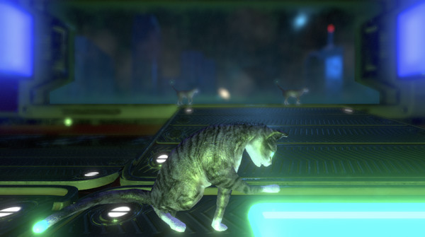 Neon Cyborg Cat Club screenshot 1