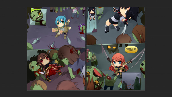 Chibi Wars Kinetic Novel screenshot 0