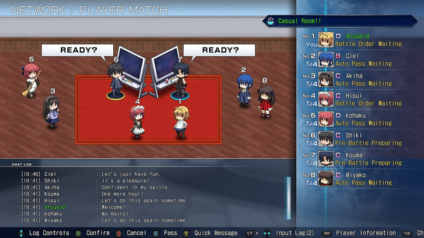 MELTY BLOOD: TYPE LUMINA screenshot 5