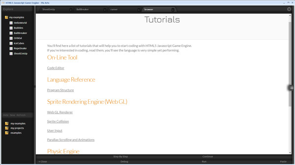 HTML5 Javascript Game Engine screenshot 2
