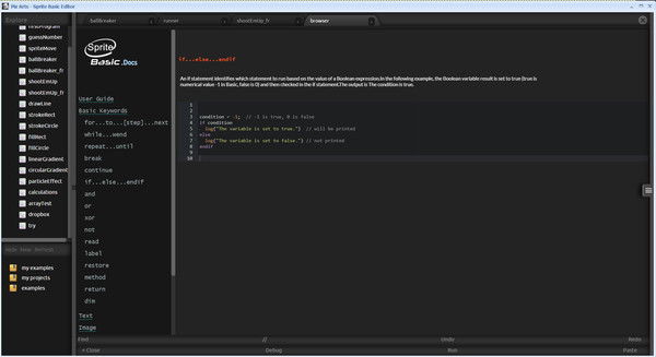 Sprite Basic 2 Game Engine screenshot 3