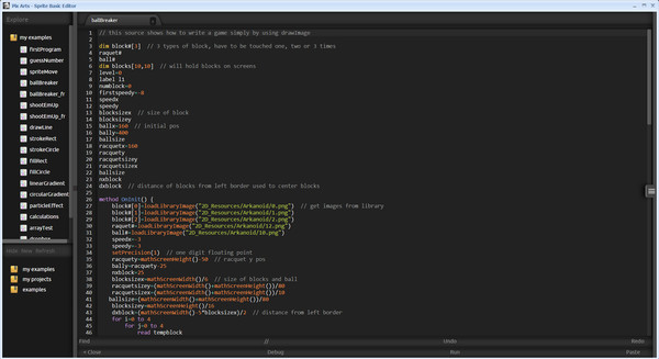 Sprite Basic 2 Game Engine screenshot 1