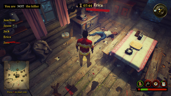 Killer in the cabin screenshot 1