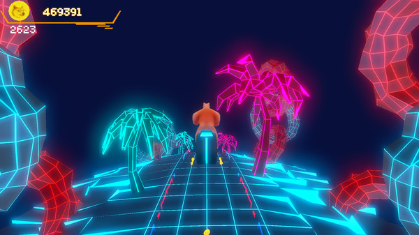 Cyber-doge 2077: Meme runner screenshot 2