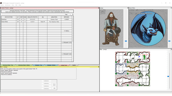 D100 Dungeon Computer Companion screenshot 4