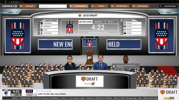 Draft Day Sports: Pro Football 2021 screenshot 2