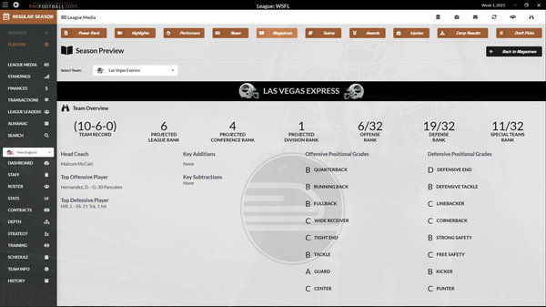 Draft Day Sports: Pro Football 2021 screenshot 7