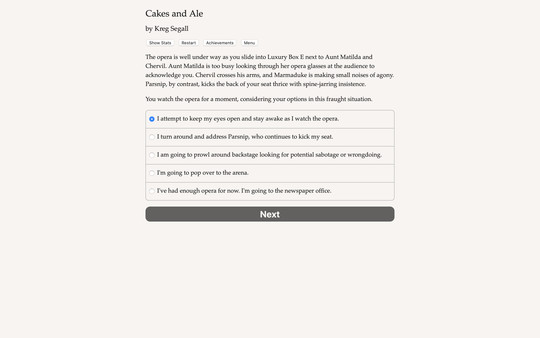 Jolly Good: Cakes and Ale screenshot 1