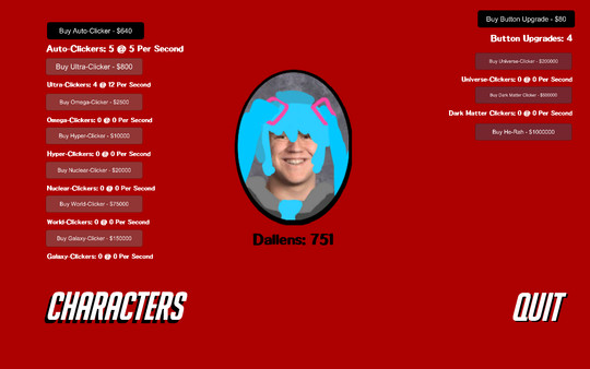 Dallen Clicker Ultimate screenshot 5