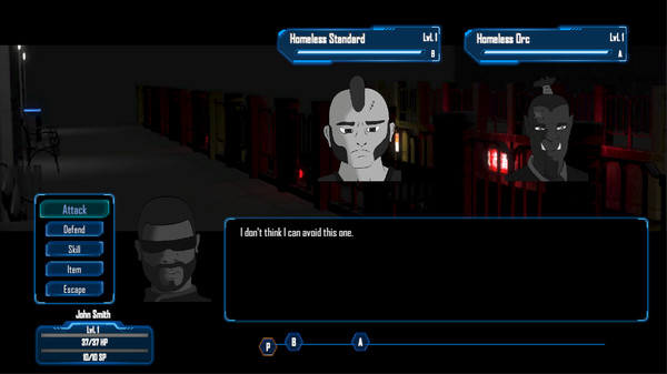 Penny RPG: Shadows of the Lost - A Blood City Tale screenshot 1