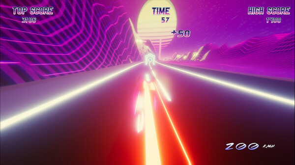 Synthwave Glider screenshot 2