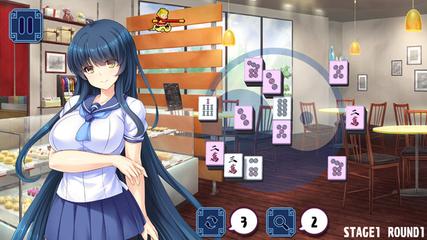 Pretty Girls Mahjong Solitaire [BLUE] screenshot 7