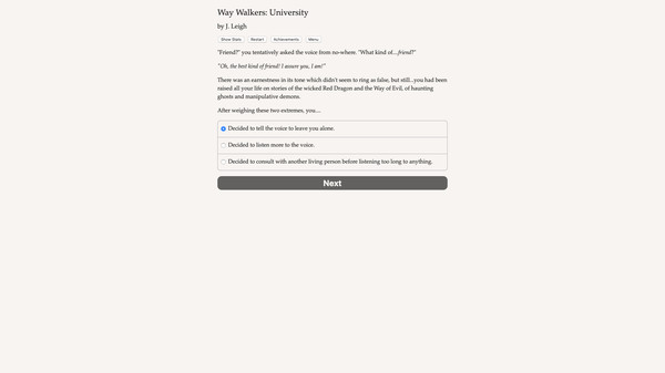 Way Walkers: University screenshot 0