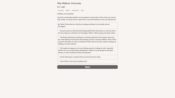 Way Walkers: University screenshot 2