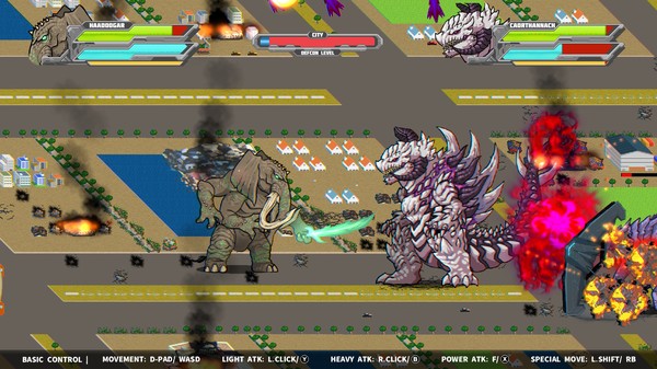Daikaiju Daikessen: Versus screenshot 3
