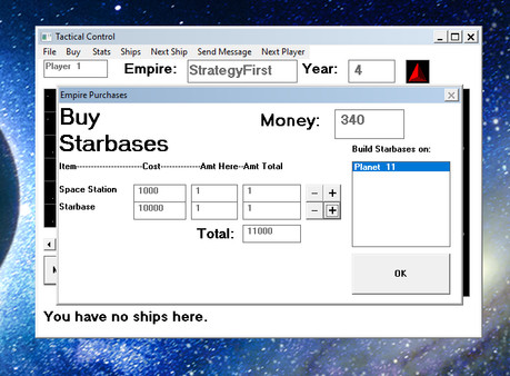 Space Empires I screenshot 1