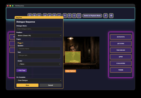 FMVMachine screenshot 4