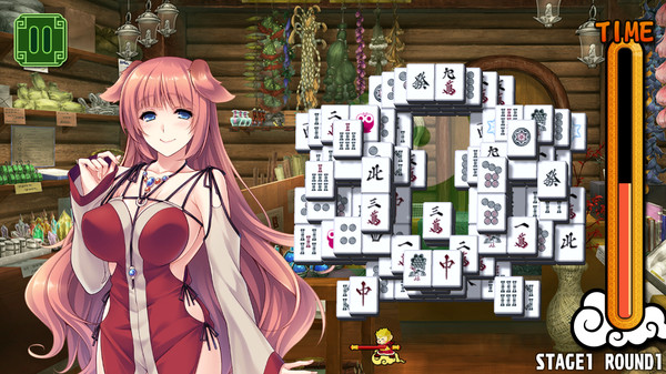 Pretty Girls Mahjong Solitaire [GREEN] screenshot 9
