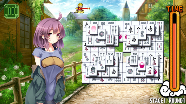 Pretty Girls Mahjong Solitaire [GREEN] screenshot 8