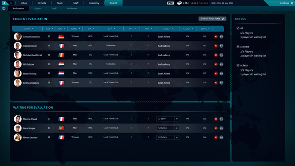Tennis Manager 2021 screenshot 5